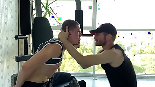 The coach fucked his twink while training on the simulator - 501