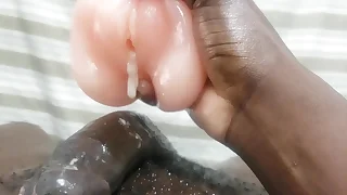 Pussy and ass fucking made me cum twice